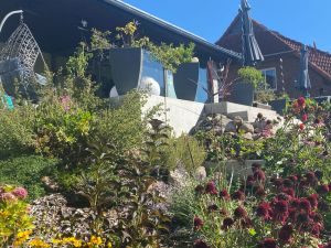 Abschluss Terrassenbau mit Bepflanzung